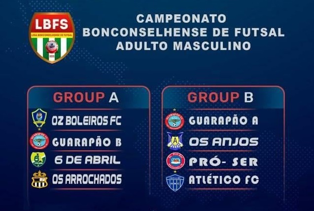  Sorteio define grupos do Campeonato de Futsal de Bom Conselho.