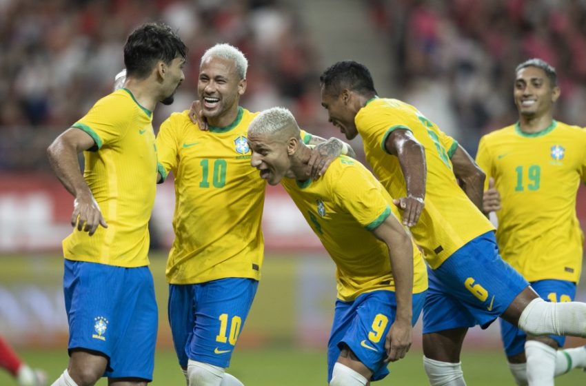  Brasil vence Coreia do Sul em jogo amistoso preparatório para a Copa do Mundo.