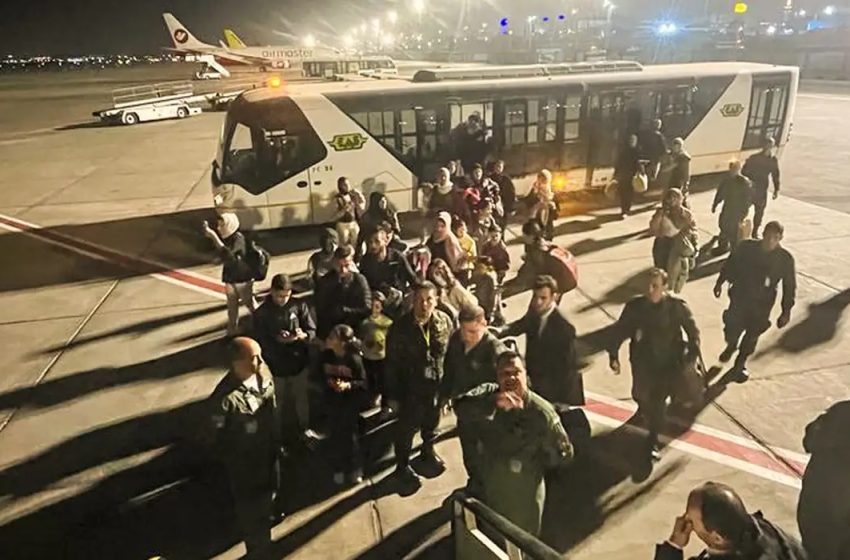  Novo grupo de repatriados de Gaza chegará ao Brasil nesta madrugada.