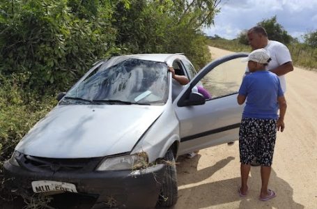 Secretário de Planejamento de Bom Conselho sofre acidente de carro na zona rural.